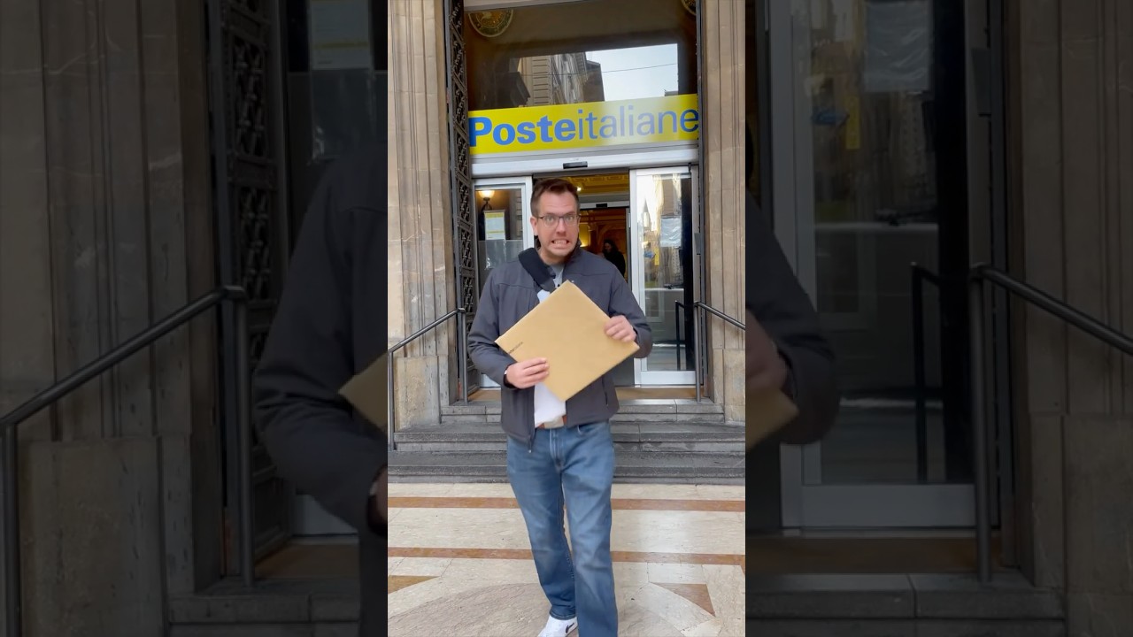 Wizyta w punkcie filatelistycznym włoskiej poczty.