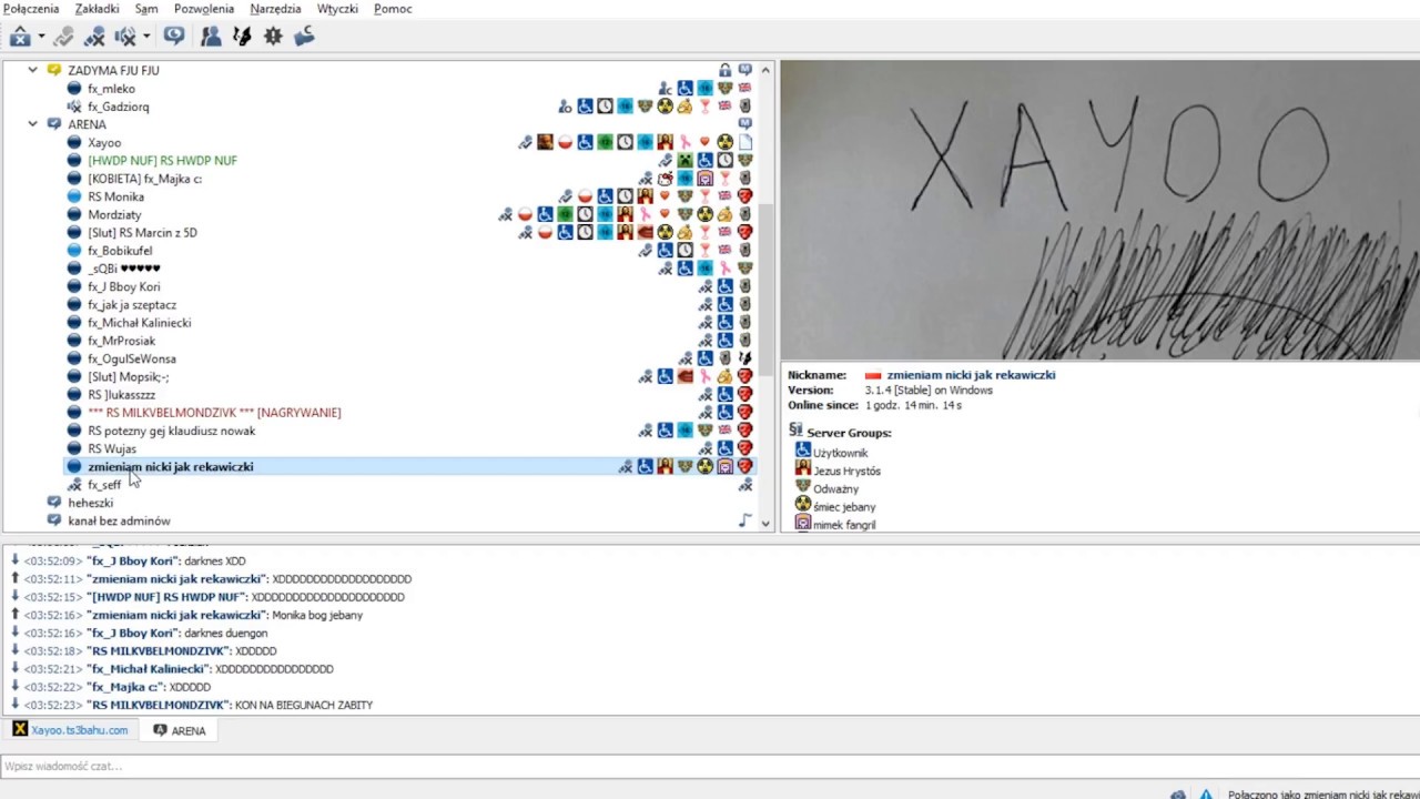 Potyczki Wielkich Rycerzy RS vs FX - Teamspeak Xayoo