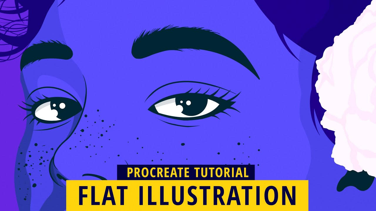 How To Draw Flat Portrait Illustrations In Procreate (in 3 Easy Steps!)