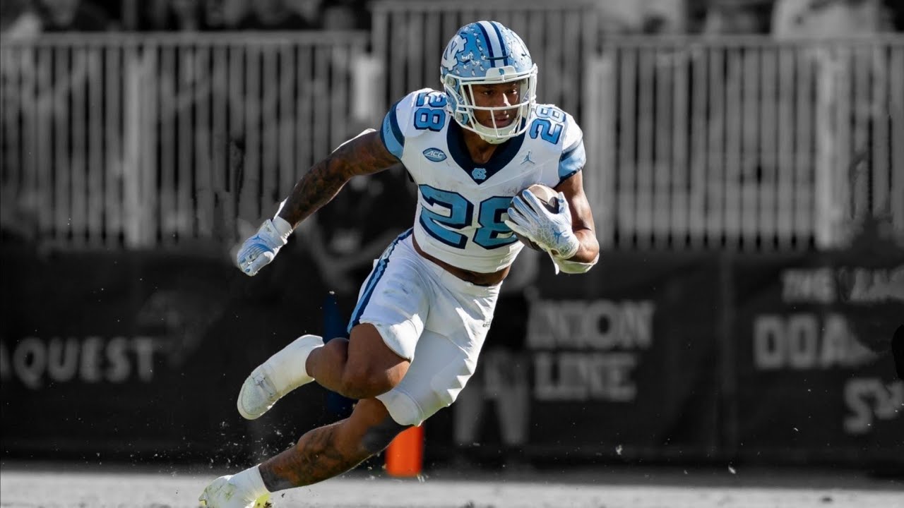 Omarion Hampton 2024 North Carolina Tar Heels Highlights ᴴᴰ