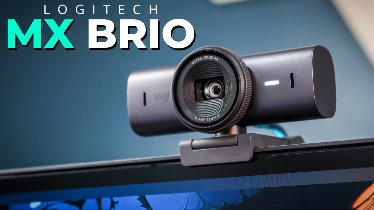 Усовершенствованная 4K-веб-камера с искусственным интеллектом! Logitech MX Brio 4K Webcam