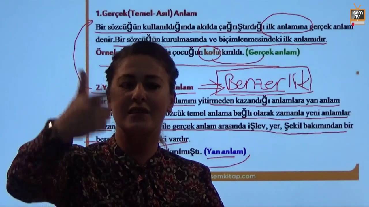 21) Sözcükte ve Söz Öbeklerinde Anlam - Gizem URAL (2017)