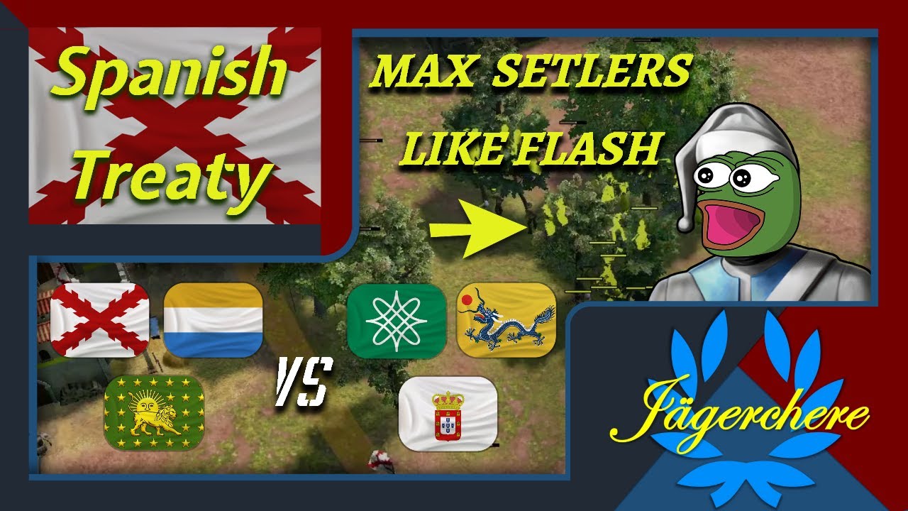This Card Combination is BUSTED! | 3v3 Treaty with Spanish | AOE III: DE