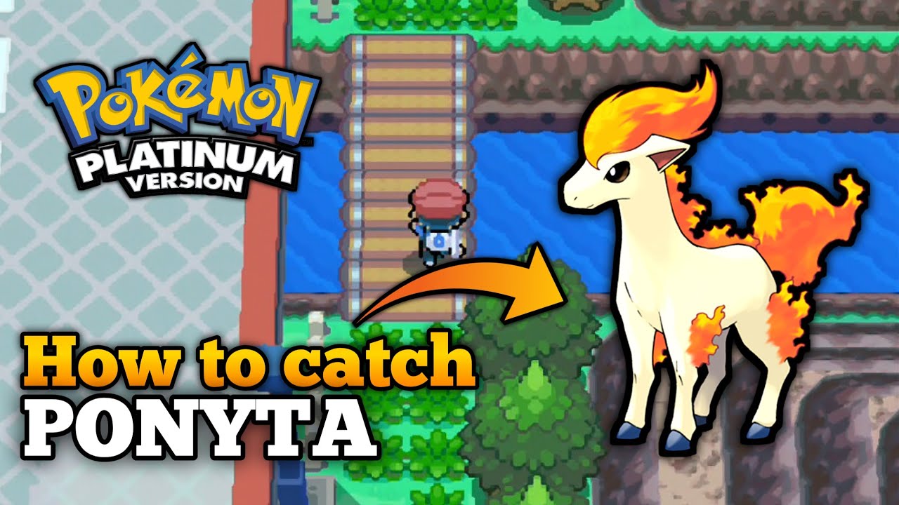 How To Catch Ponyta In Pokemon Platinum | Ponyta Location