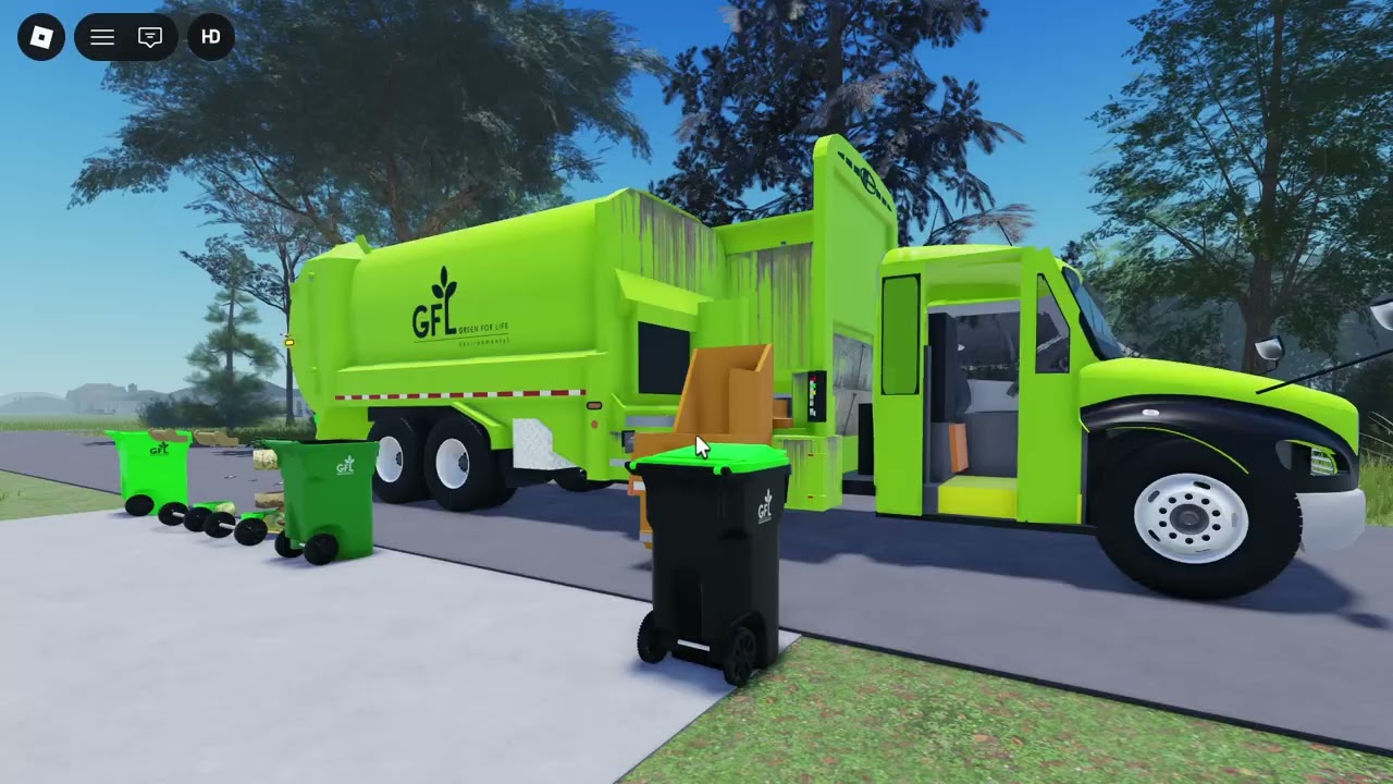 GFL manual Labrie Split Body on trash and greens.