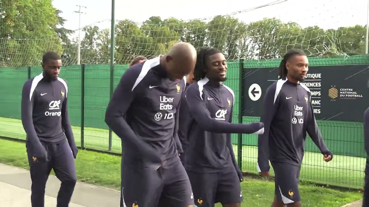 Camavinga, Ekitike, Nkunku and Thauvin train - but Mbappe absent - for France training | WSS |