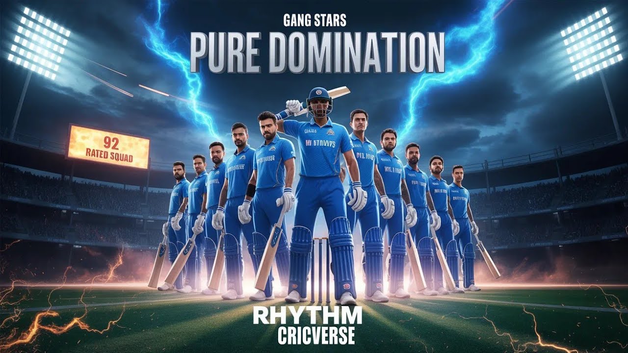 92 Rated Gang Stars 💣 | Pure Domination Mode 🔥 #DreamCricket25 #92RatedSquad #GamingReels #GangStars