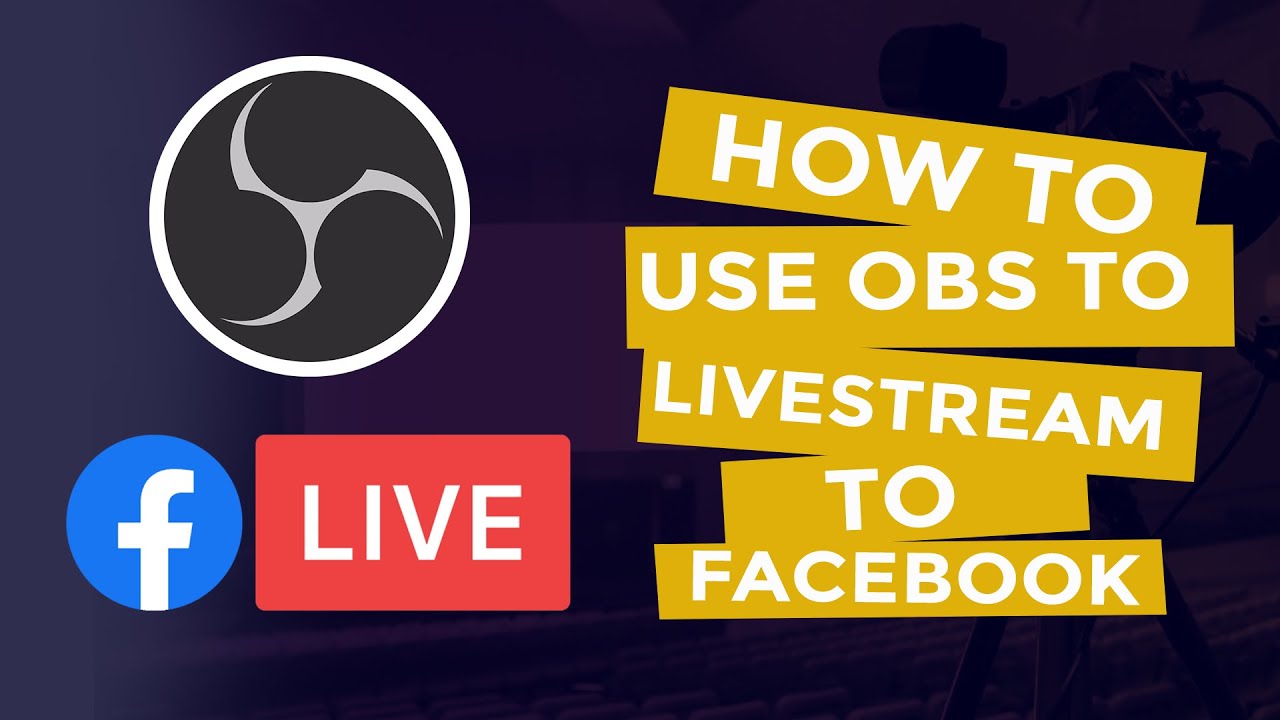 How to use OBS to Live stream on Facebook - [Church Setup - Simple and Easy Steps]