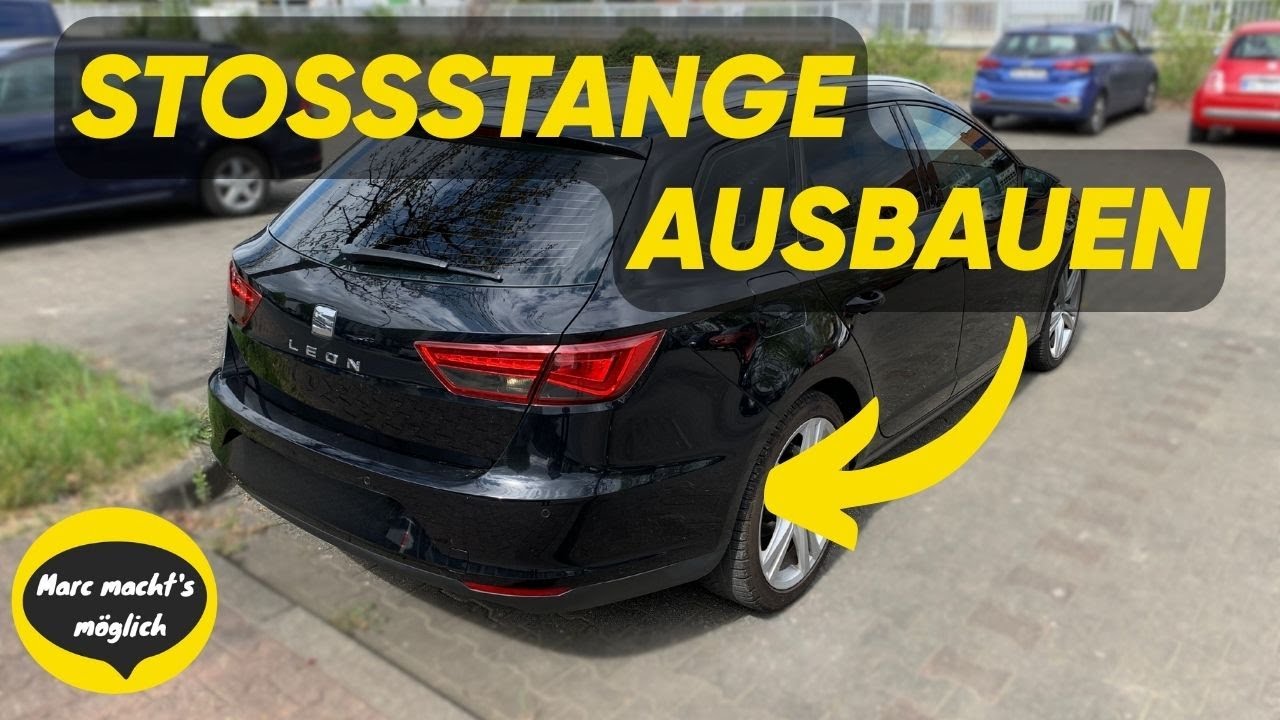 Heckschürze, Diffusor & Heckeinsatz ausbauen | Seat Leon 5F rear bumper removal Tutorial Stoßstange