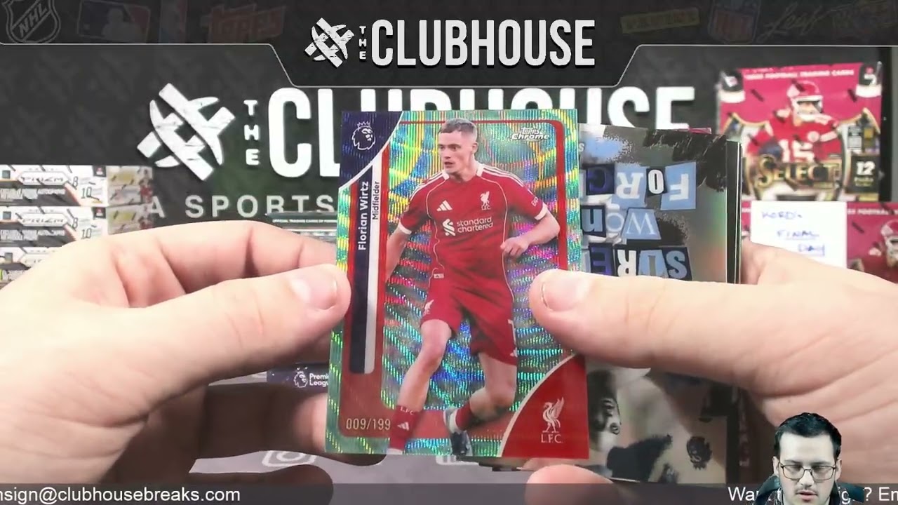 2026 Topps Chrome Premier League Soccer Hobby 1/2 Case SERIAL # STYLE Group Break #14635