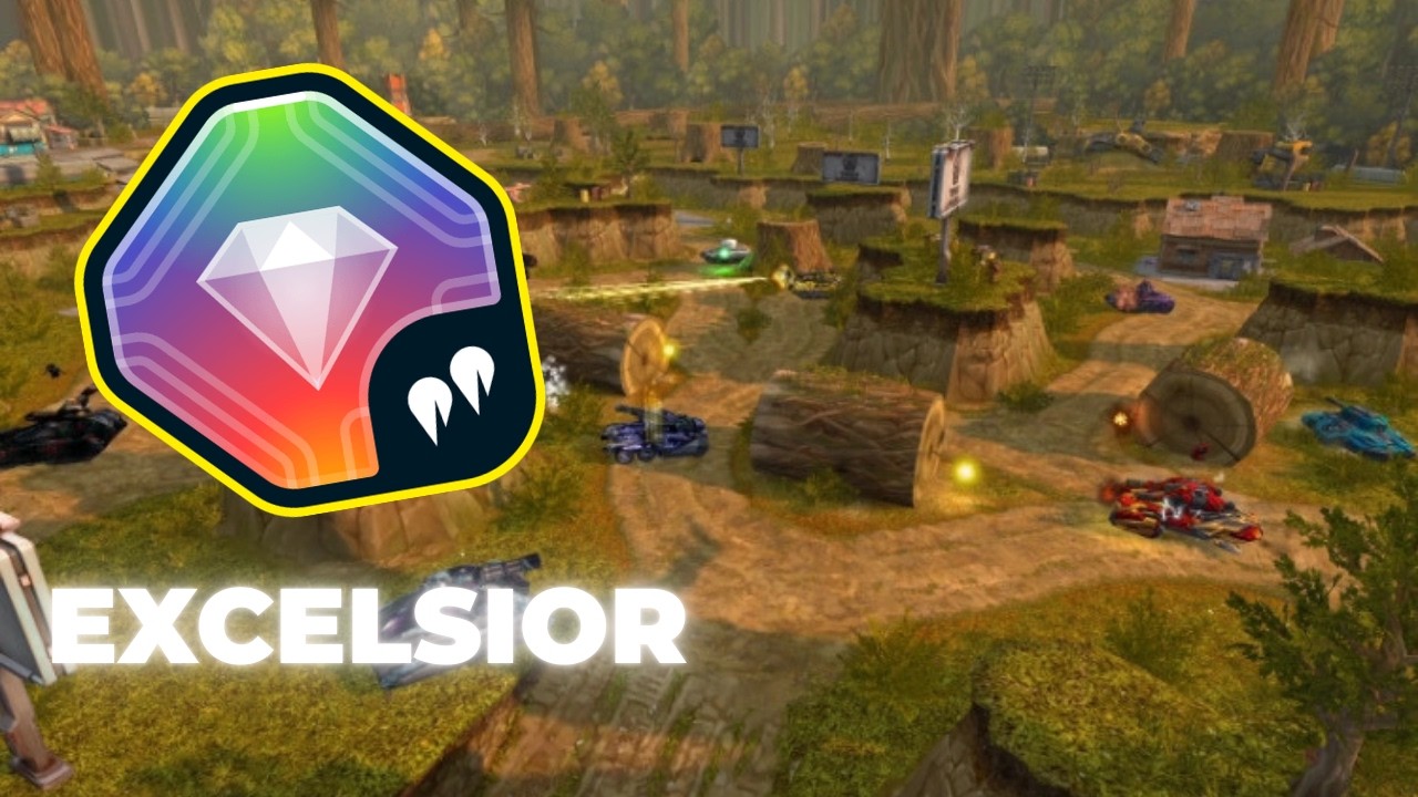 Tanki Online - TWINS EXCELSIOR Gameplay In Forest Remaster TJR With Paladin Brutus - 13/6