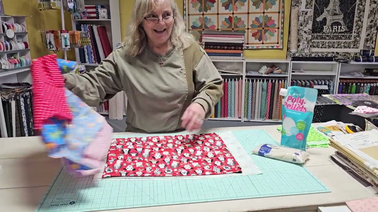Weighted lap quilt 
