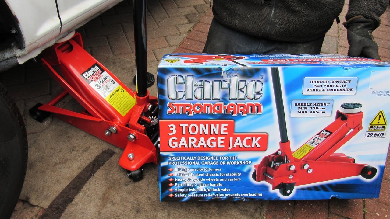 Clarke Strong-Arm 3 Tonne Garage Jack (CTJ3000GB, 7623032) - Review