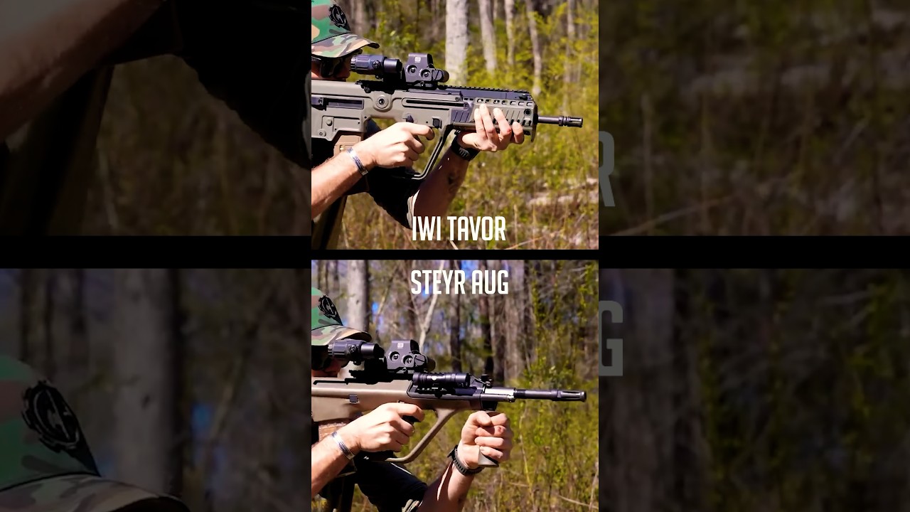 Which Bullpup has the FASTEST RELOAD? (Steyr AUG vs IWI Tavor)
