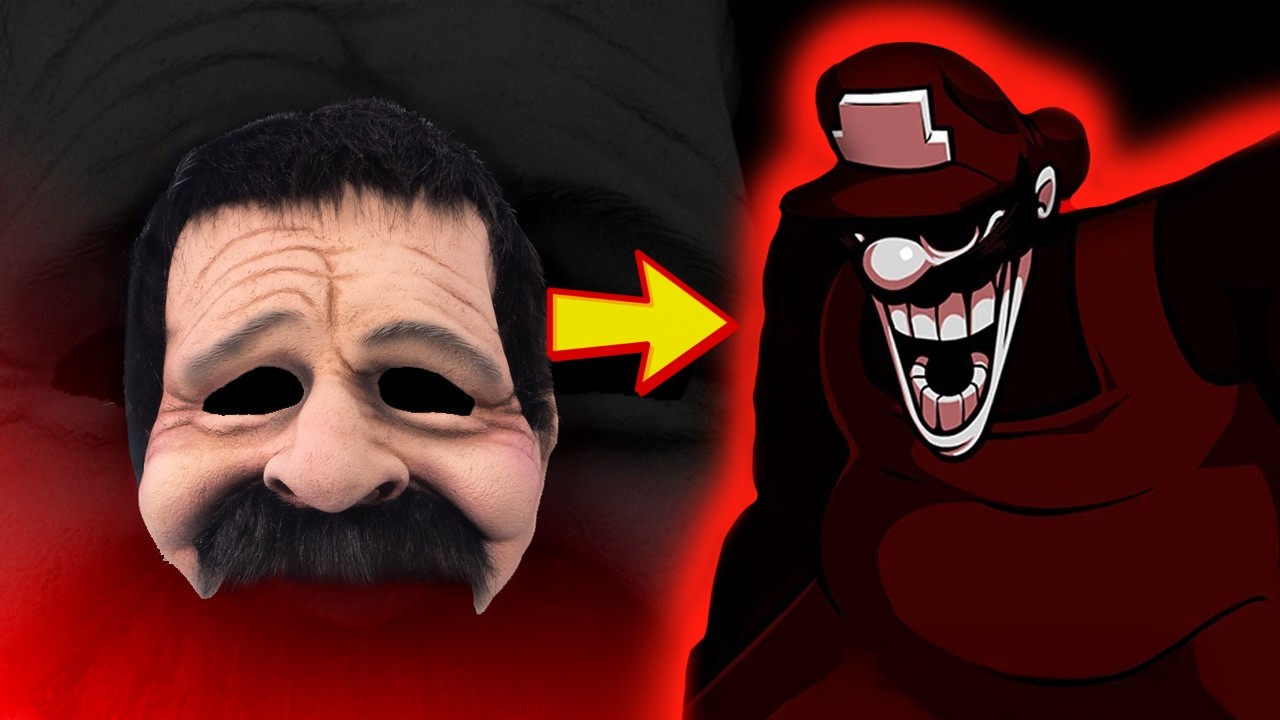 CUSTOM MASKS | I Transformed a Cheap Mask into Mario MX + More Nintendo Horror DIY Creations!