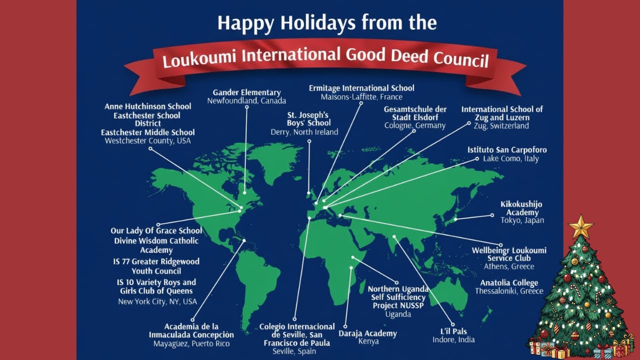Loukoumi Good Deed of the Month Zoom: Special 2025 Holiday Edition 