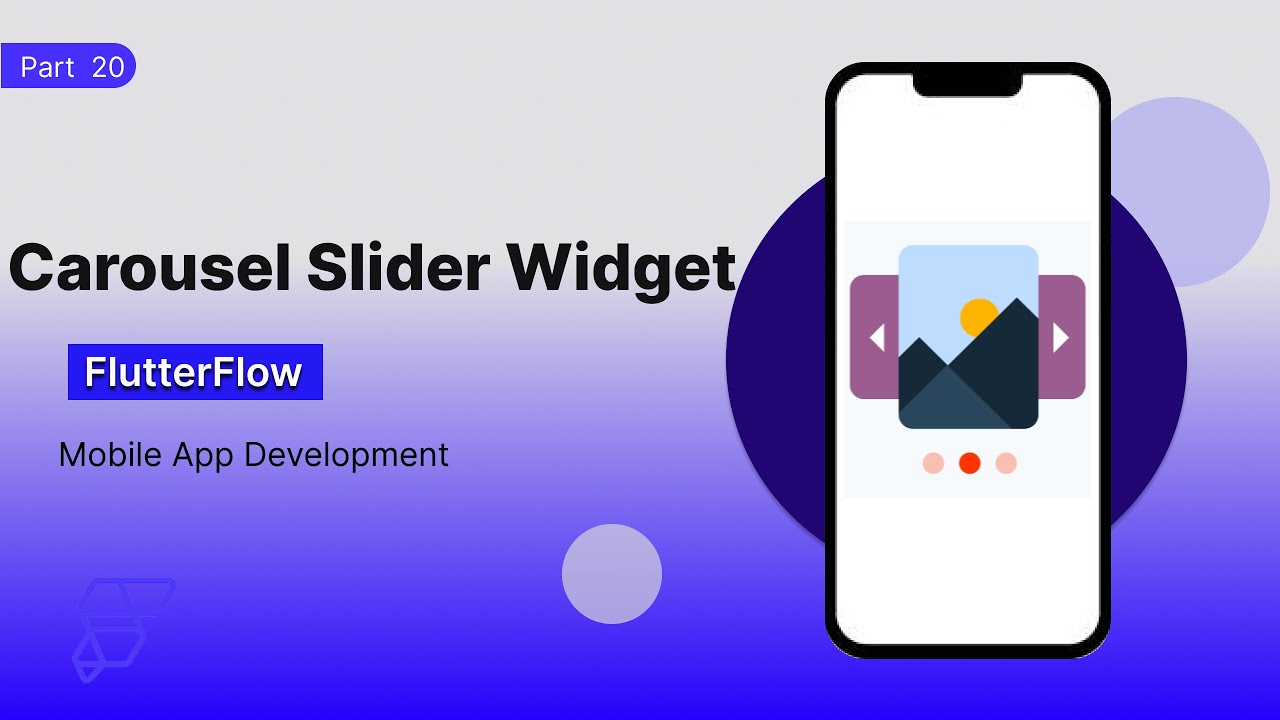 Part 20 | Carousel Slider Widget in FlutterFlow | Figma | Design for beginners Easy Tutorial