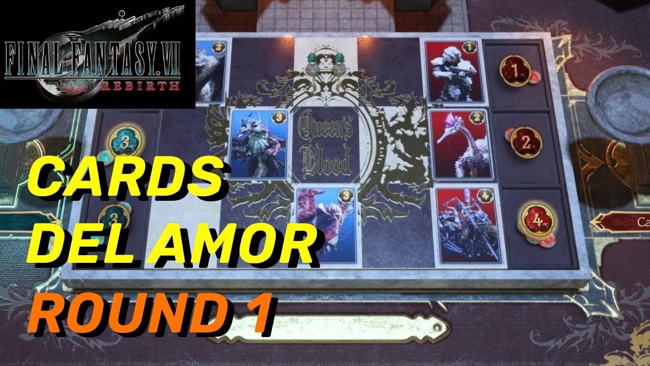 Cards Del Amor Challenge Round 1 | Card Carnival Chapter 6 | Final Fantasy 7 Rebirth