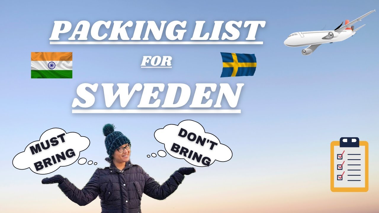 PACKING FOR SWEDEN | THINGS TO BRING WHILE MOVING TO SWEDEN | FROM INDIA | INDIANS IN SWEDEN