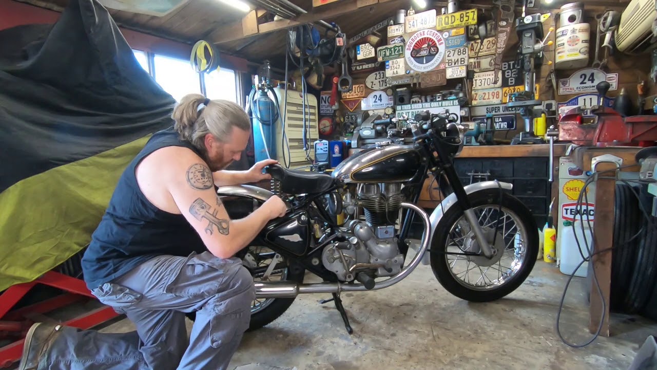 Cutting Royal Enfield in half  Royal Enfield project part 1