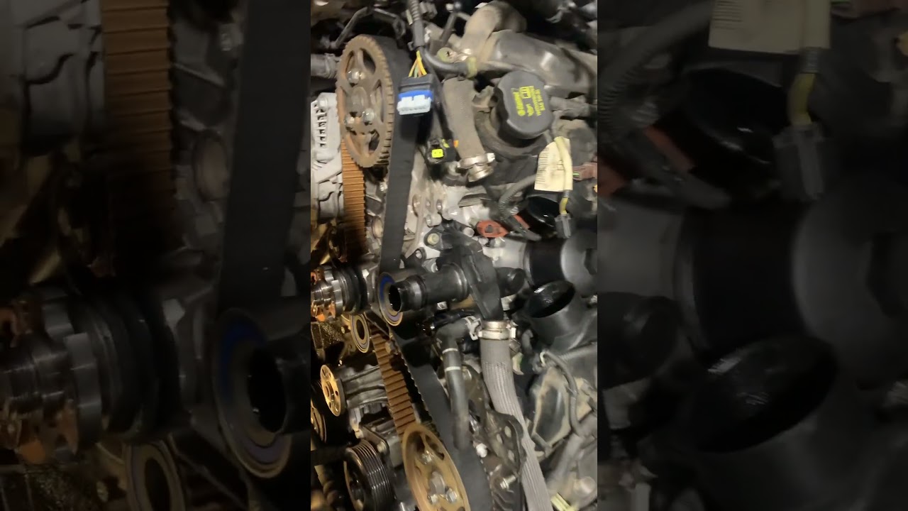 Land Rover lr 4 SDV 6 engine timing belt replacement #brisbane #australia #automobile #mechanic