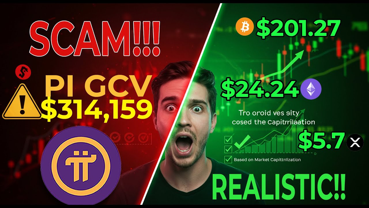 PI at $314,159?! The Truth About GCV vs REAL Market Cap Price!