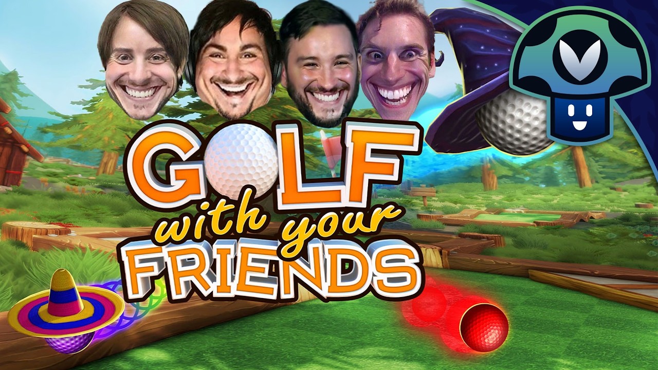 Vinny, Jerma, Pokelawls & Ster - Golf with your Friends