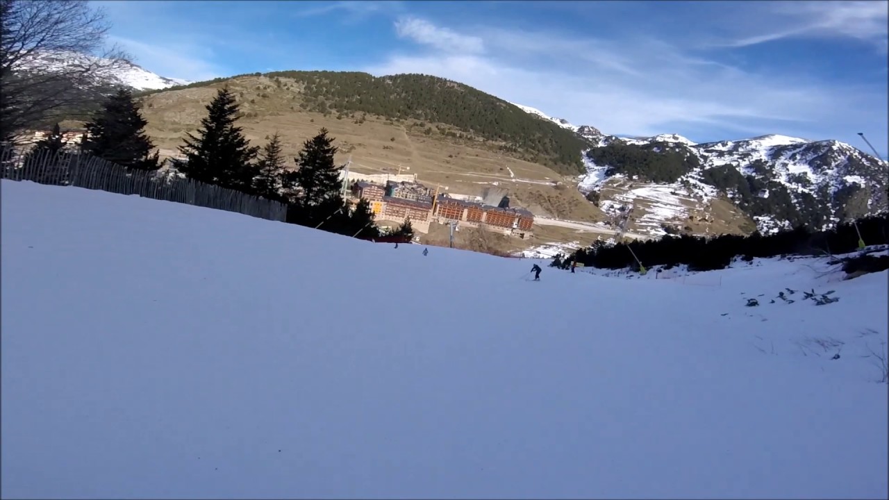 Andorra, long blue slope