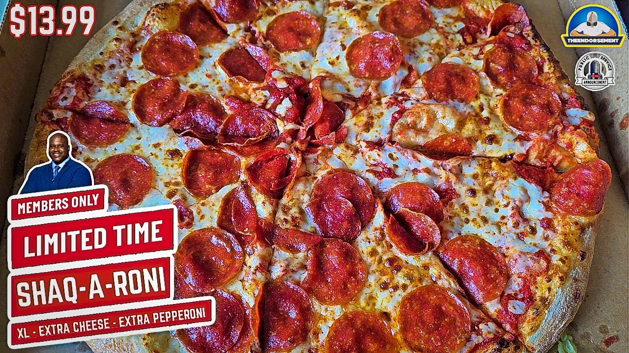 Papa John's® Shaq-A-Roni is BACK! 🍕 | $13.99 | theendorsement