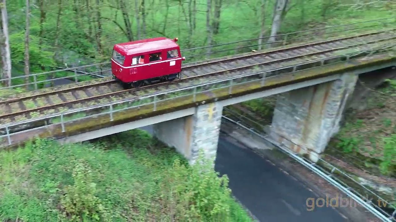 Inspektionsfahrt mit der Motordraisine im Brexbachtal (Juni 2019)