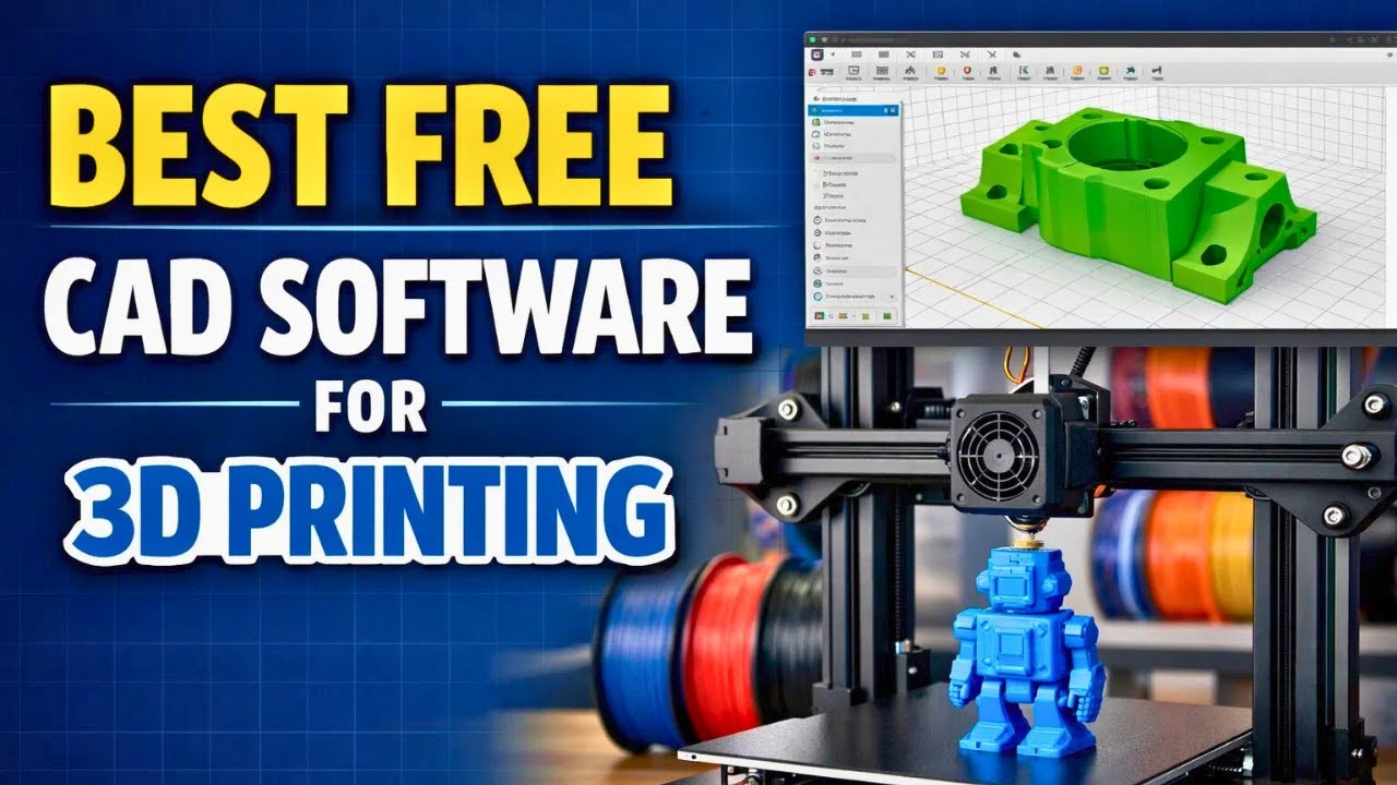 Топ-5 лучших бесплатных CAD-программ для 3D-печати 2026 года