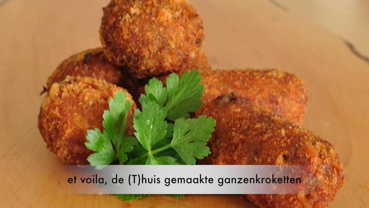 kroketten en bitterballen maken met recept (van gans)