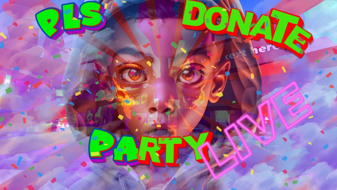 🔴PLS DONATE LIVE PARTY🔴#roblox #plsdonatelivestream #robuxlive