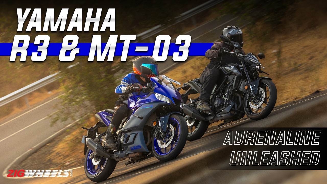 Yamaha R3 & MT-03 | Adrenaline Unleashed | ZigWheels