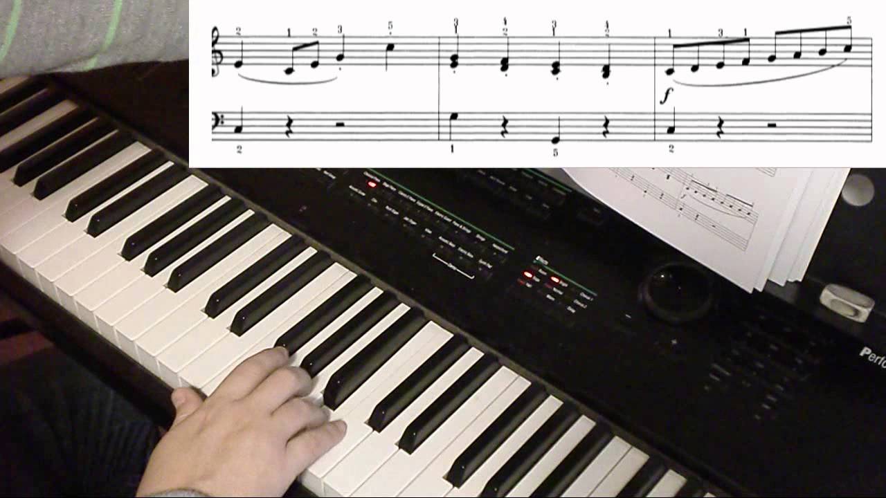 47-Cómo se toca Sonatina en Do mayor (2ªparte) HD