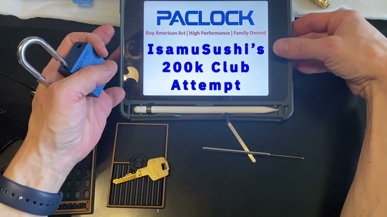 IsamuSushi’s #Paclock200kClub submission Paclock 90A-PRO Picked & partial gut @PacificLockCompany