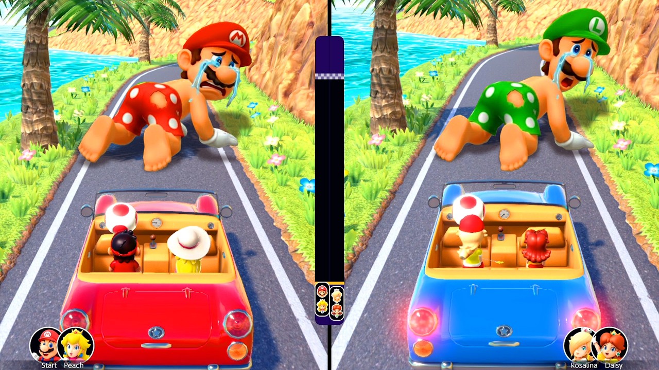 Mario Party Superstars Minigames Battle - Mario Vs Peach Vs Rosalina Vs Daisy (Master COM)