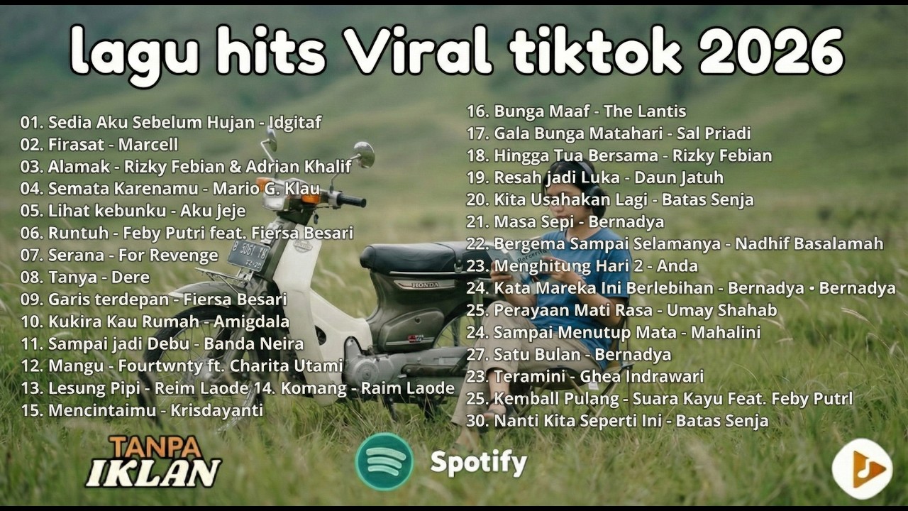 Top Hits Pop Indonesia 2026 🎧 Lagu Top Spotify  Viral & Paling Dicari | Sedia Aku Sebelum Hujan