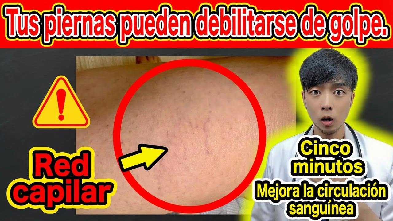 Señales de alerta cuando la circulación de tus piernas está en peligro y cómo mejorarla en 5 minutos