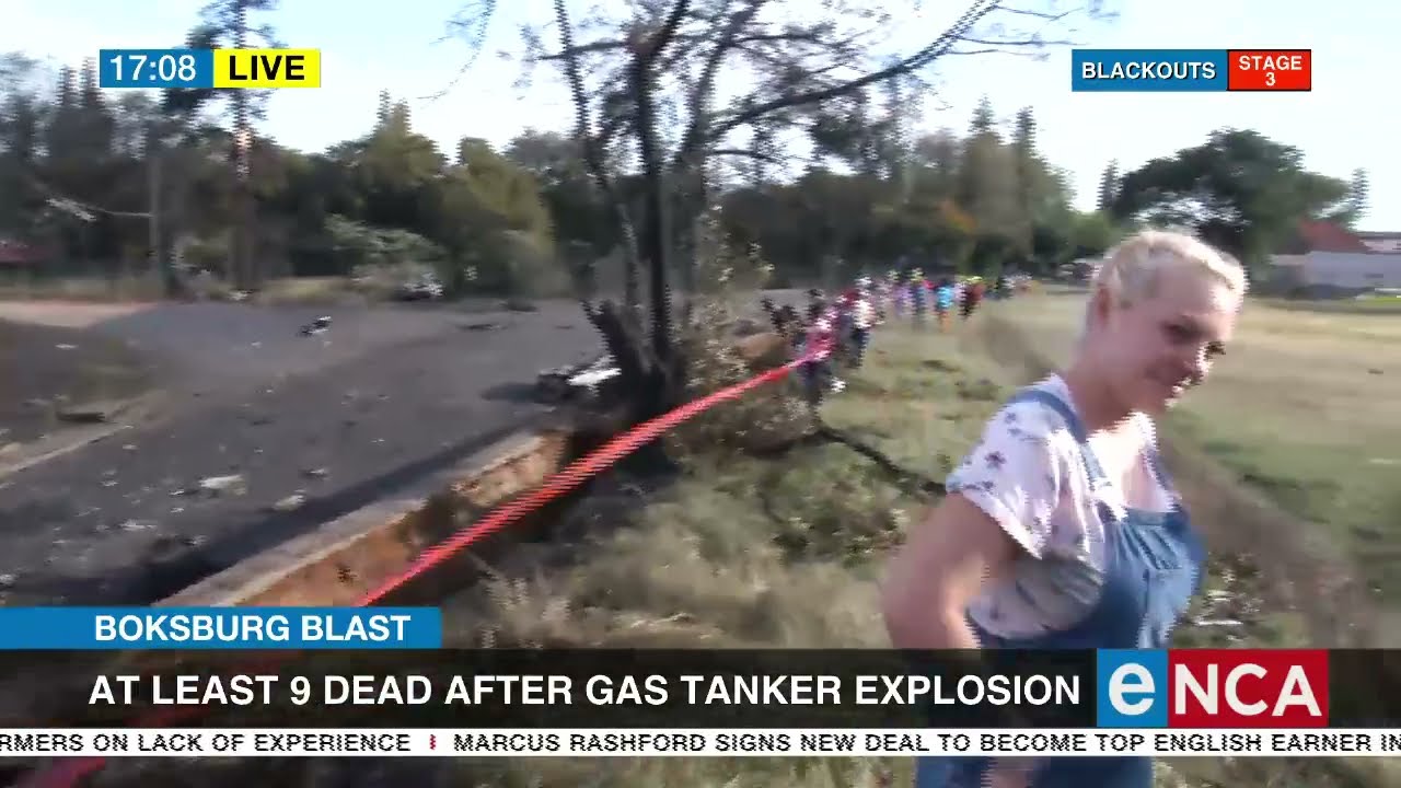 Nine dead following Boksburg gas tanker explosion