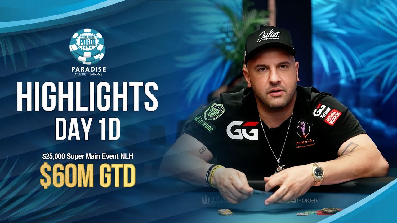 HIGHLIGHTS | WSOP Paradise Super Main Event | Day 1D | WSOP Paradise 2025 #wsop