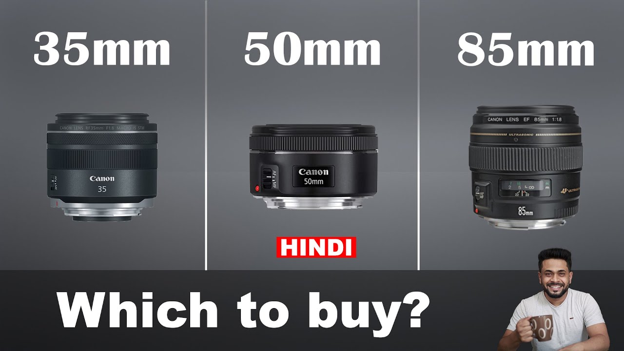 Best portrait prime lens | 35mm vs 50mm vs 85mm - in Hindi