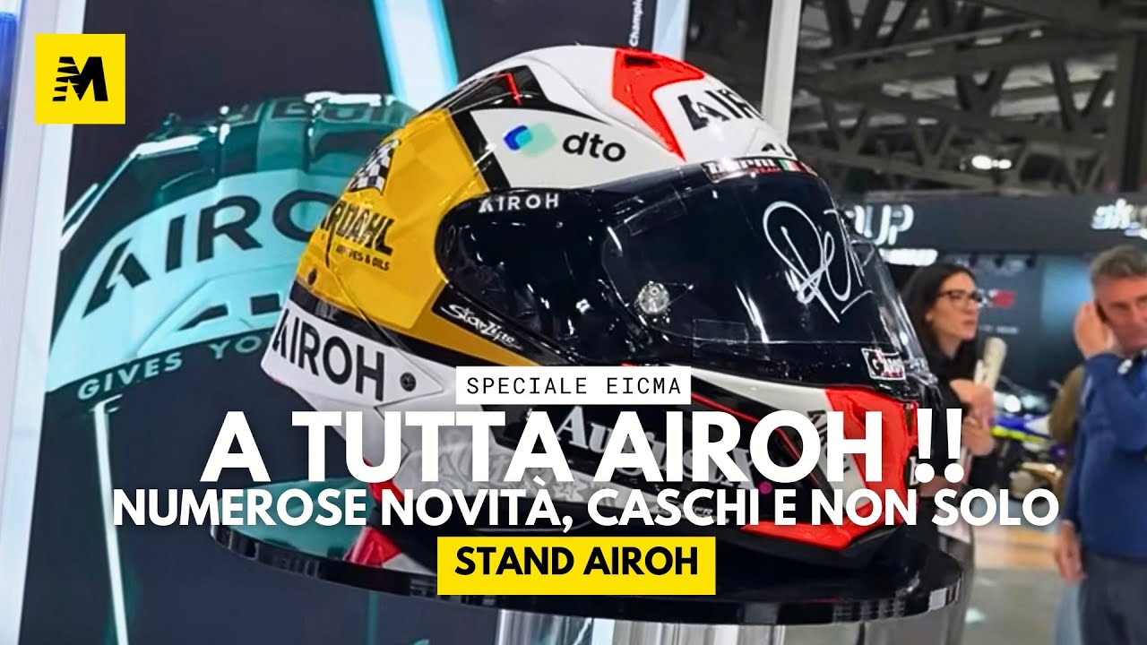 AIROH a EICMA 2024, tante le novità tra caschi e il nuovo sistema di interfono