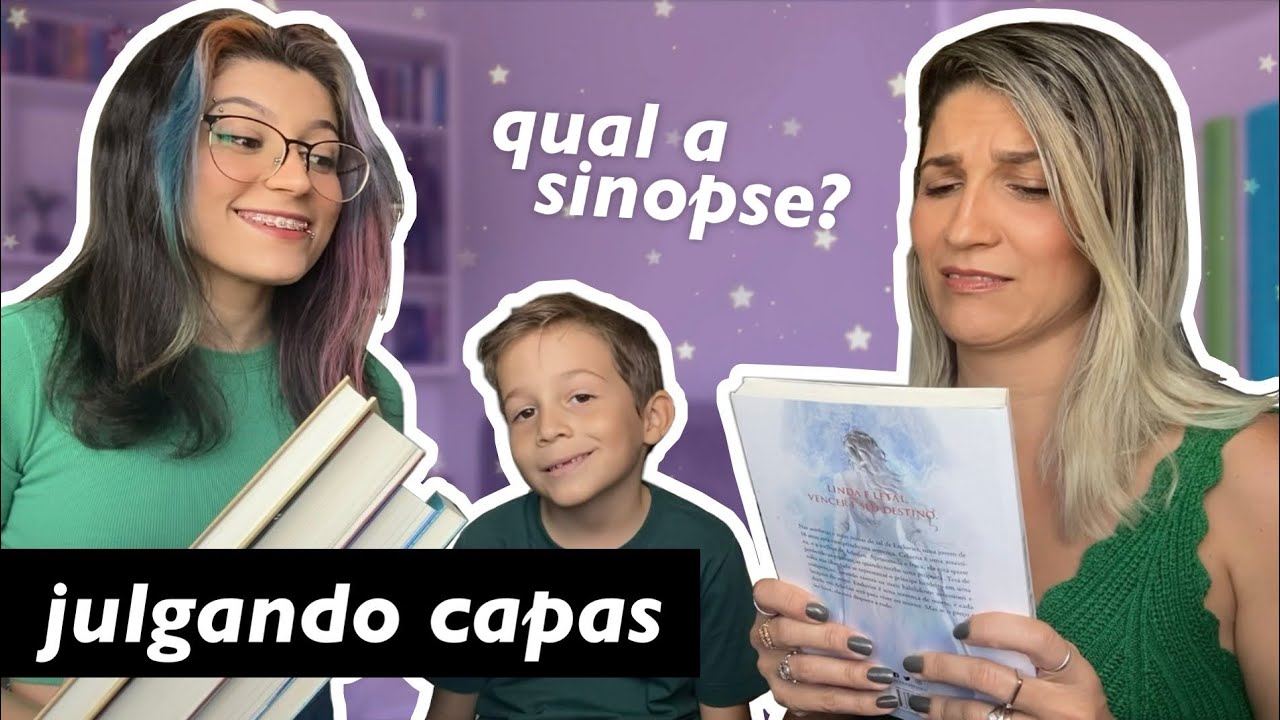 adivinhando o livro pela capa | desafio literário com minha mãe e meu irmão