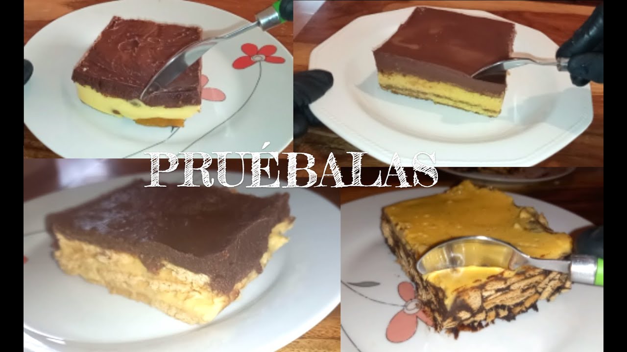 LAS MEJORES TARTAS DE LA ABUELA (CHOCOLATE, CREMA Y GALLETA) SIN HORNO | 5 versiones diferentes