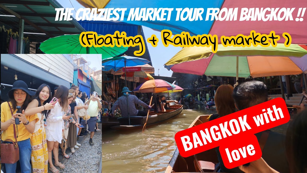 Thailand’s Craziest Market? Bangkok Floating & Railway Tour