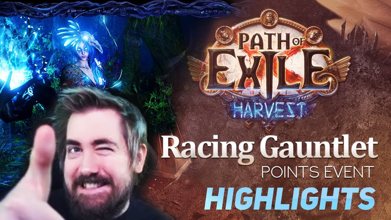Path of Exile Racing Gauntlet Community Highlights
