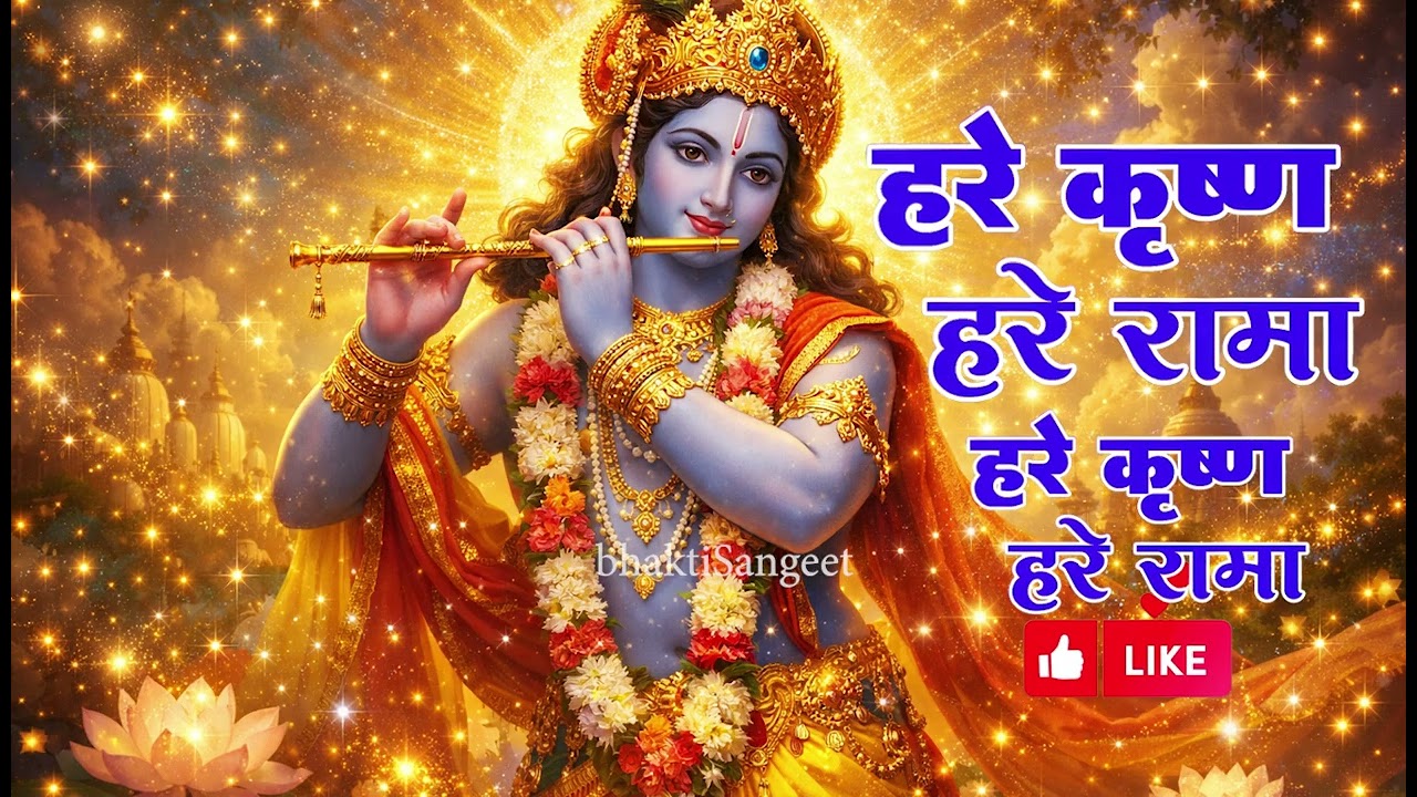 Hare Krishna Hare Rama Mahamantra 🌸 || ISKCON Kirtan Vibes || Srila Prabhupada Divine World ✨