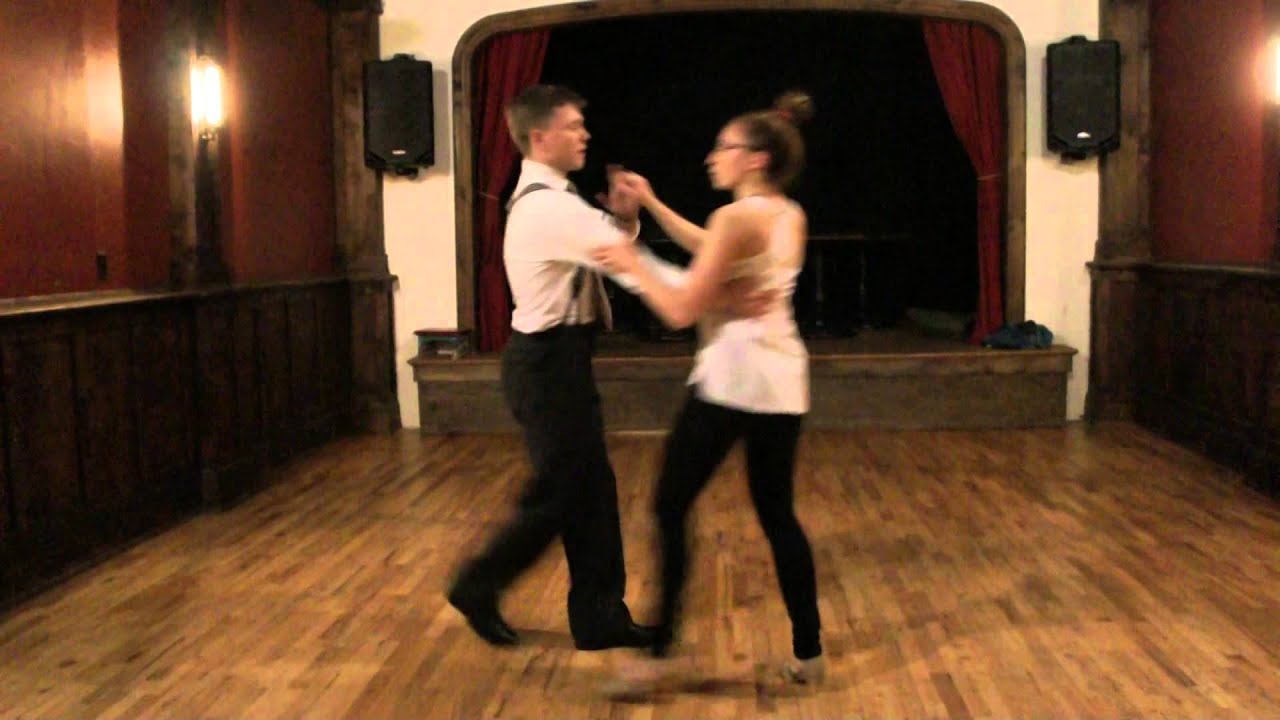 Swingin' Denver - Beginner Lindy Hop (outside turn, inside turn)