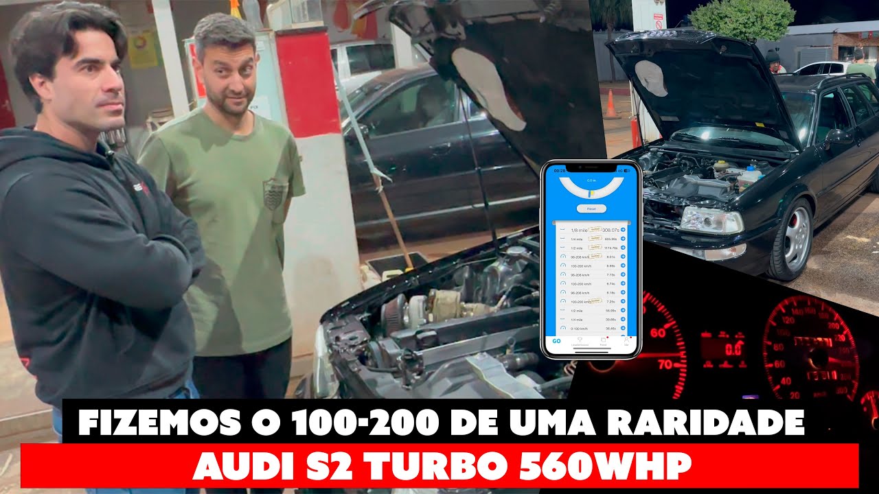 AUDI S2 RARIDADE DO DRAKINHO NO RANKING - 560WHP E C&Acirc;MBIO MANUAL 😱